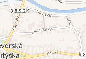 Pavla Perky v obci Veverská Bítýška - mapa ulice