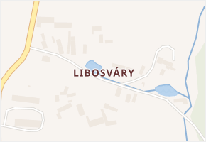 Libosváry v obci Vidice - mapa části obce