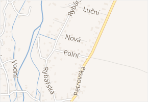 Polní v obci Vikýřovice - mapa ulice