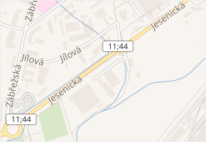 Průmyslová v obci Vikýřovice - mapa ulice