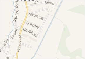 Vřesová v obci Vikýřovice - mapa ulice