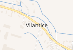 Vilantice v obci Vilantice - mapa části obce