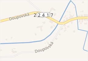 Doupovská v obci Vilémov - mapa ulice
