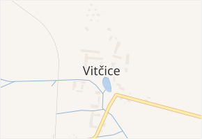 Vitčice v obci Vilémov - mapa ulice