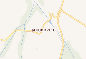 Jakubovice v obci Vilémov - mapa části obce