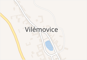 Vilémovice v obci Vilémovice - mapa části obce
