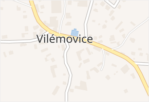 Vilémovice v obci Vilémovice - mapa části obce