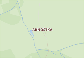 Arnoštka v obci Vimperk - mapa části obce