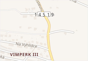 Družstevní v obci Vimperk - mapa ulice