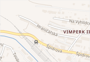 Hraničářská v obci Vimperk - mapa ulice