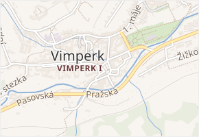 Inocencova v obci Vimperk - mapa ulice