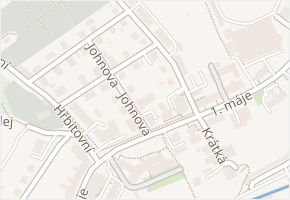 Johnova v obci Vimperk - mapa ulice
