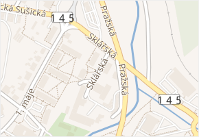 Sklářská v obci Vimperk - mapa ulice