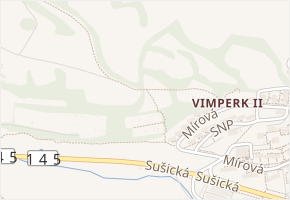 Sloup v obci Vimperk - mapa ulice