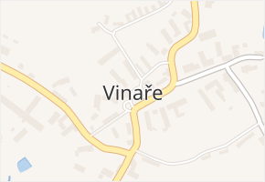 Vinaře v obci Vinaře - mapa části obce