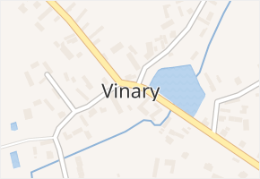 Vinary v obci Vinary - mapa části obce