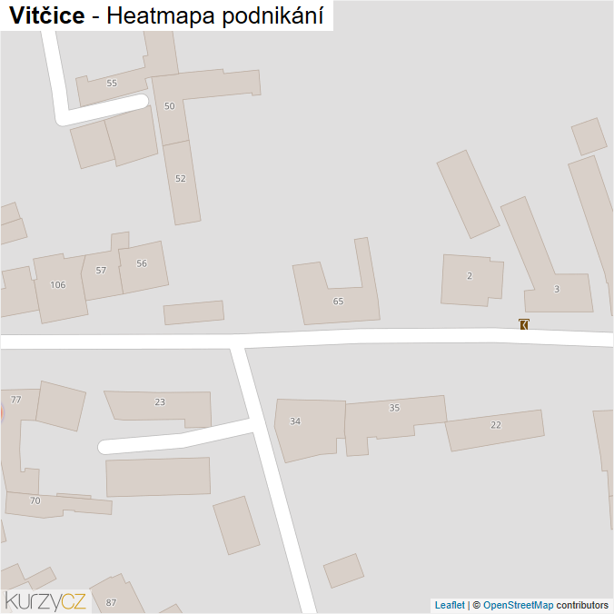 Mapa Vitčice - Firmy v obci.