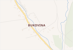 Bukovina v obci Vítězná - mapa části obce