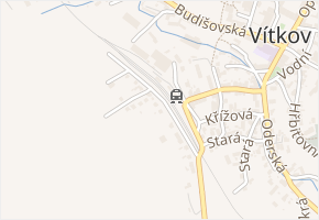 Boženy Němcové v obci Vítkov - mapa ulice