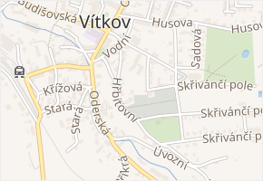 Hřbitovní v obci Vítkov - mapa ulice