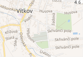 Krátká v obci Vítkov - mapa ulice