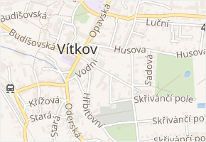 Lidická v obci Vítkov - mapa ulice