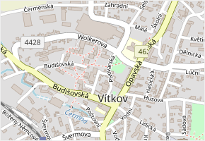 Pivovarská v obci Vítkov - mapa ulice