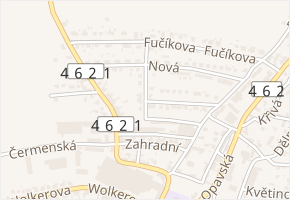 Spojovací v obci Vítkov - mapa ulice