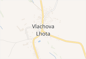 Vlachova Lhota v obci Vlachova Lhota - mapa části obce