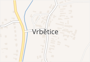 Vrbětice v obci Vlachovice - mapa části obce