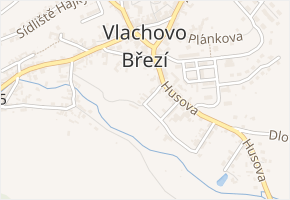 Vodičkova v obci Vlachovo Březí - mapa ulice