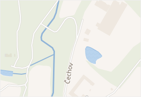 Čechov v obci Vlašim - mapa ulice