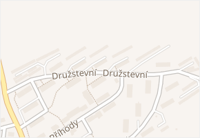 Družstevní v obci Vlašim - mapa ulice