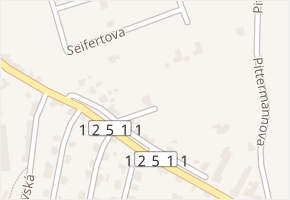 Foglarova v obci Vlašim - mapa ulice