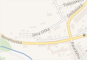 Jana Očka v obci Vlašim - mapa ulice