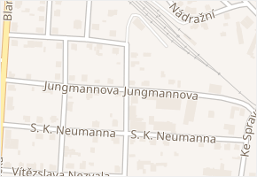 Jungmannova v obci Vlašim - mapa ulice