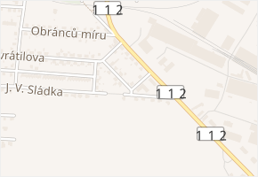 Karlova v obci Vlašim - mapa ulice