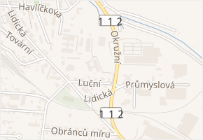 Luční v obci Vlašim - mapa ulice