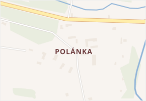 Polánka v obci Vlašim - mapa části obce