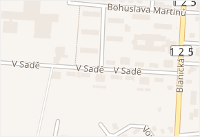 V Sadě v obci Vlašim - mapa ulice