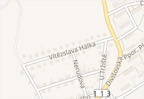 Vítězslava Hálka v obci Vlašim - mapa ulice