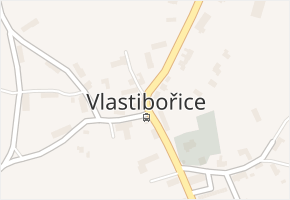 Vlastibořice v obci Vlastibořice - mapa části obce