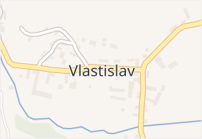 Vlastislav v obci Vlastislav - mapa části obce