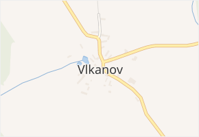 Vlkanov v obci Vlkanov - mapa části obce