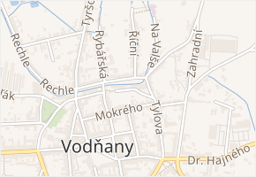 Barvířská v obci Vodňany - mapa ulice