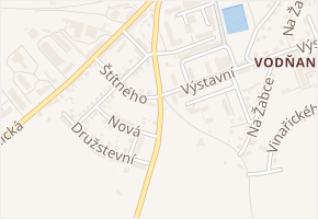 Chelčická v obci Vodňany - mapa ulice