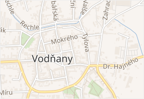 Majerova v obci Vodňany - mapa ulice