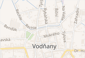 Parkánská v obci Vodňany - mapa ulice