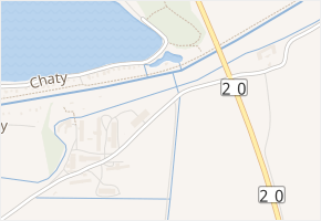 Samoty v obci Vodňany - mapa ulice