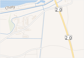 U Mosteckých v obci Vodňany - mapa ulice